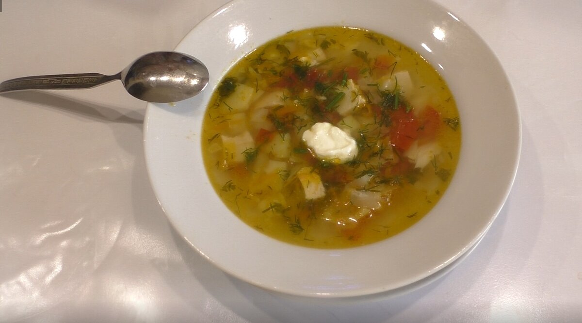Вкусный суп на обед, получается как из печки, а готовиться быстро